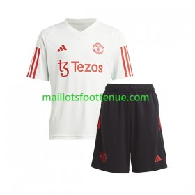 Manchester United Enfant Maillot d'entraînement Blanc 2023/2024
